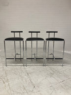 Design barkrukken 3 stuks jaren 80