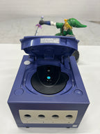 Paarse Nintendo GameCube compleet