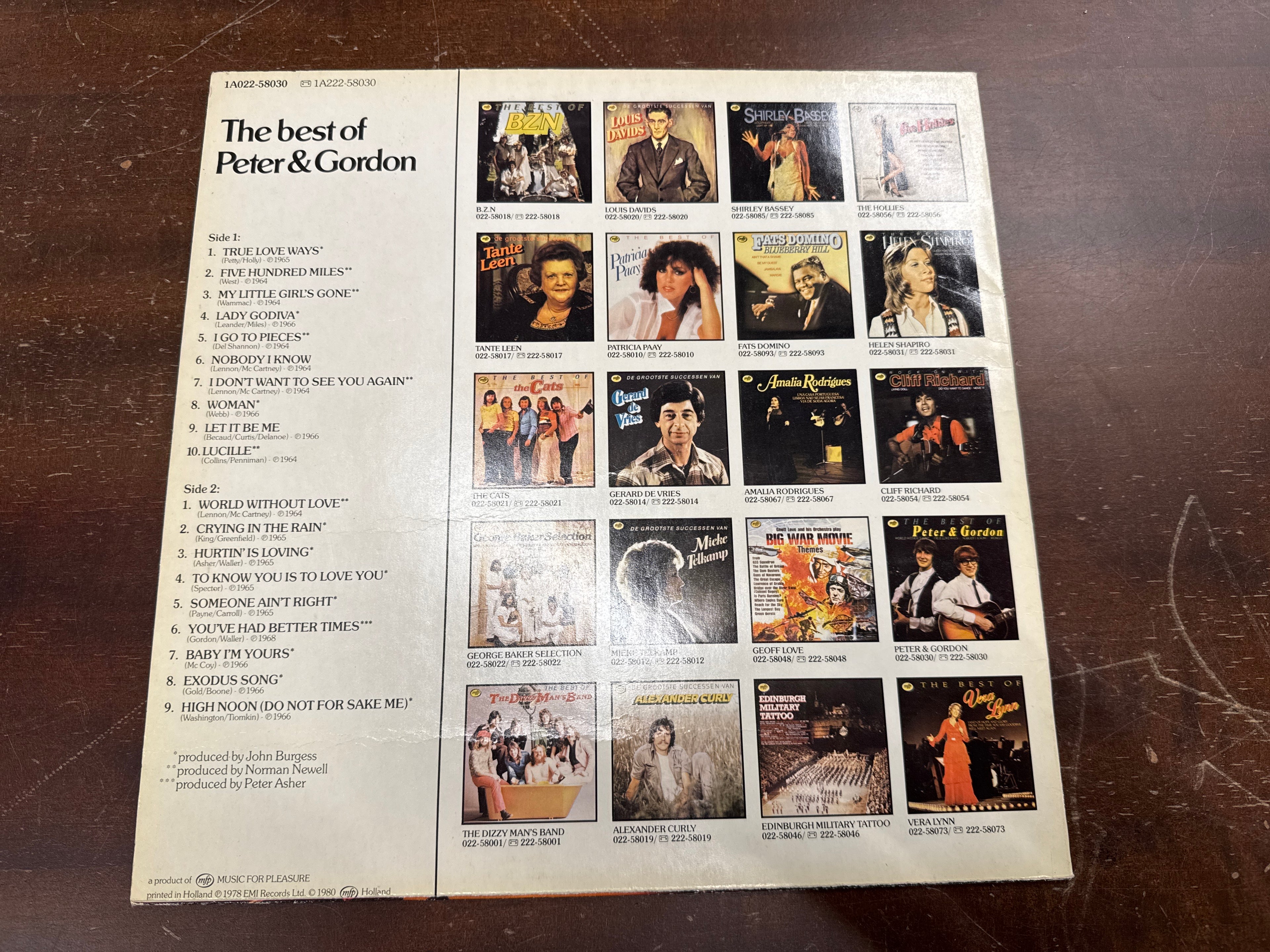 LP Best of Peter and Gordon