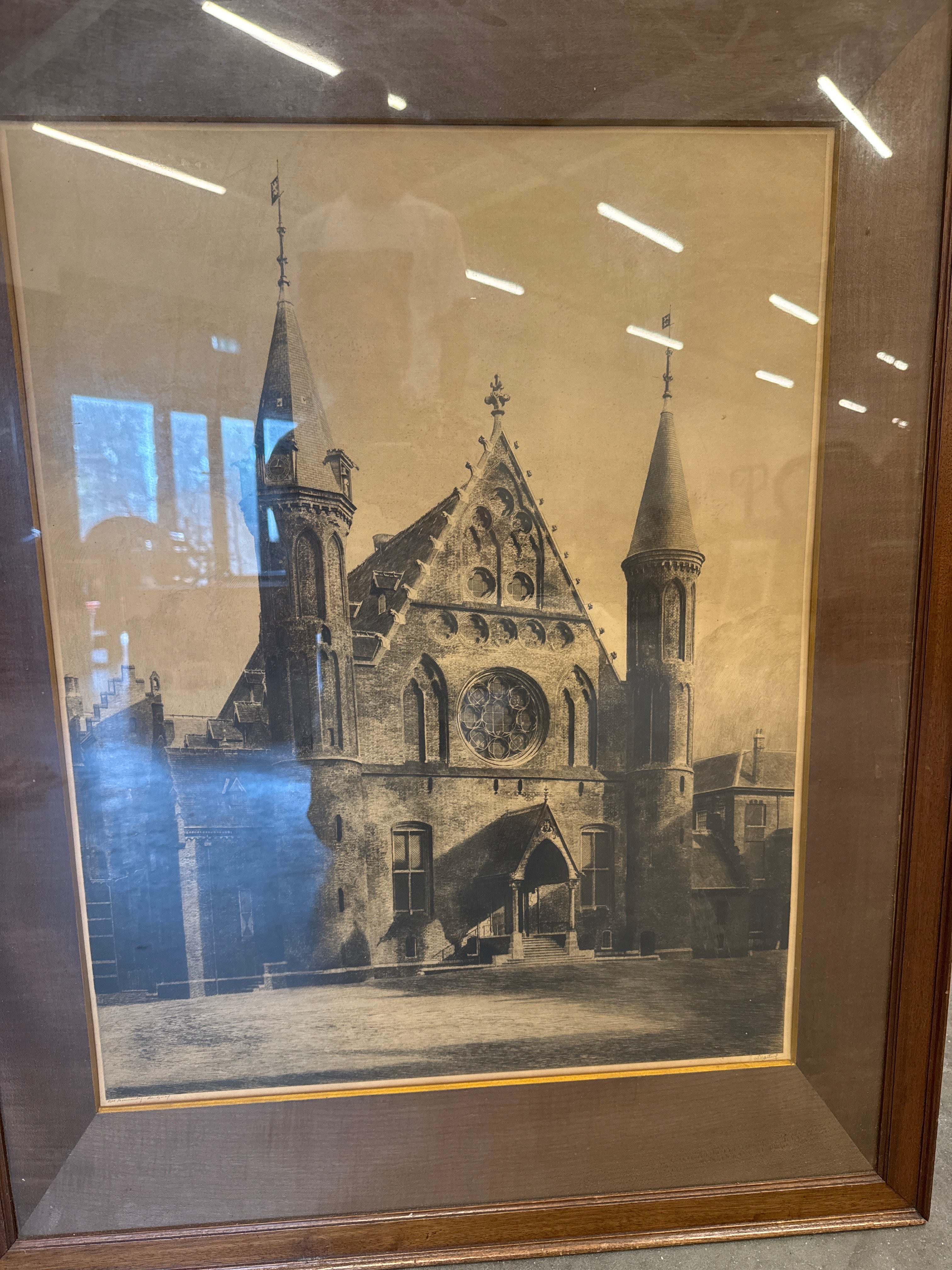 Binnenhof grote ets Dirk Harting