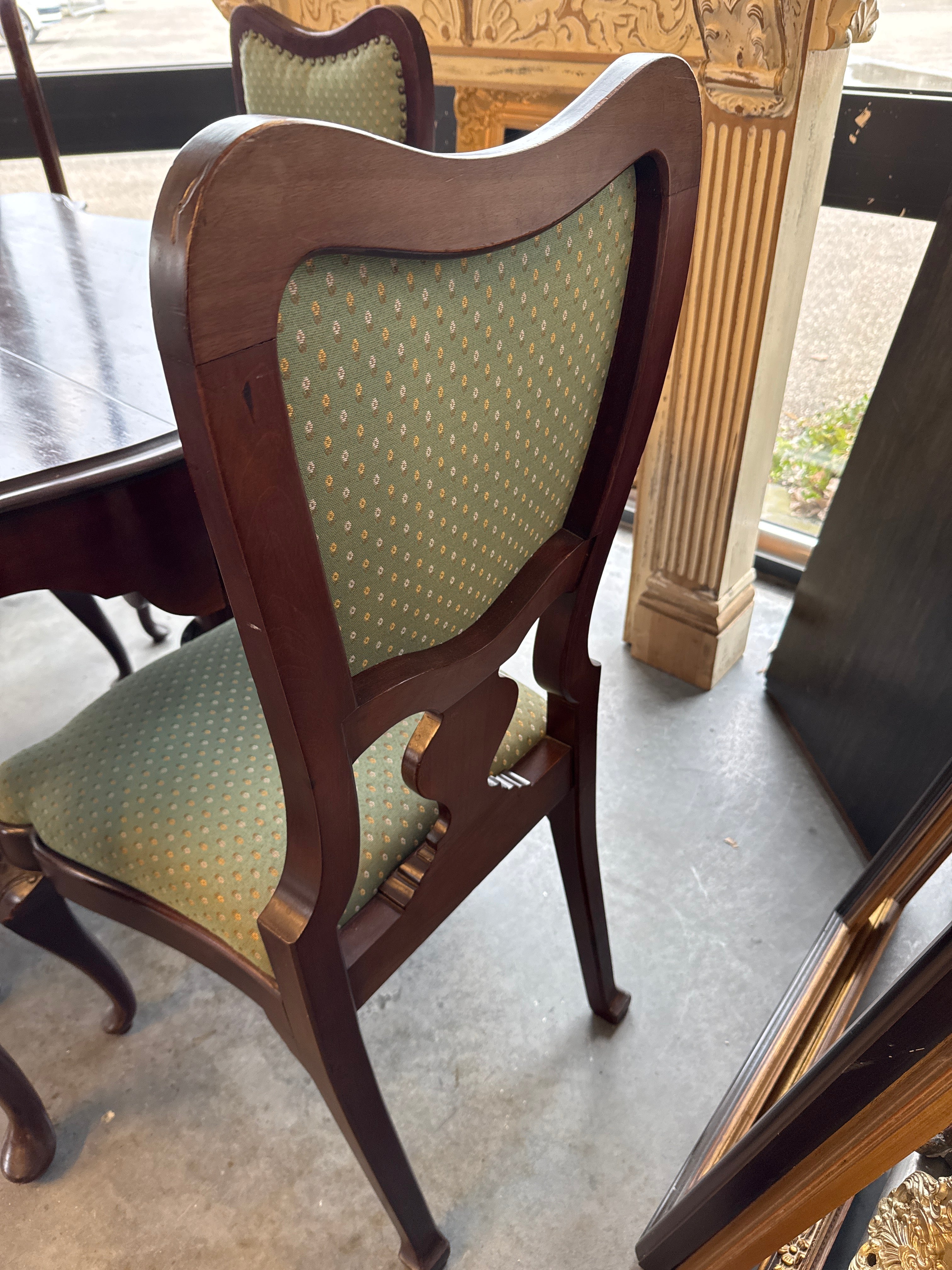 Eetkamer set Cubaans mahoniehout