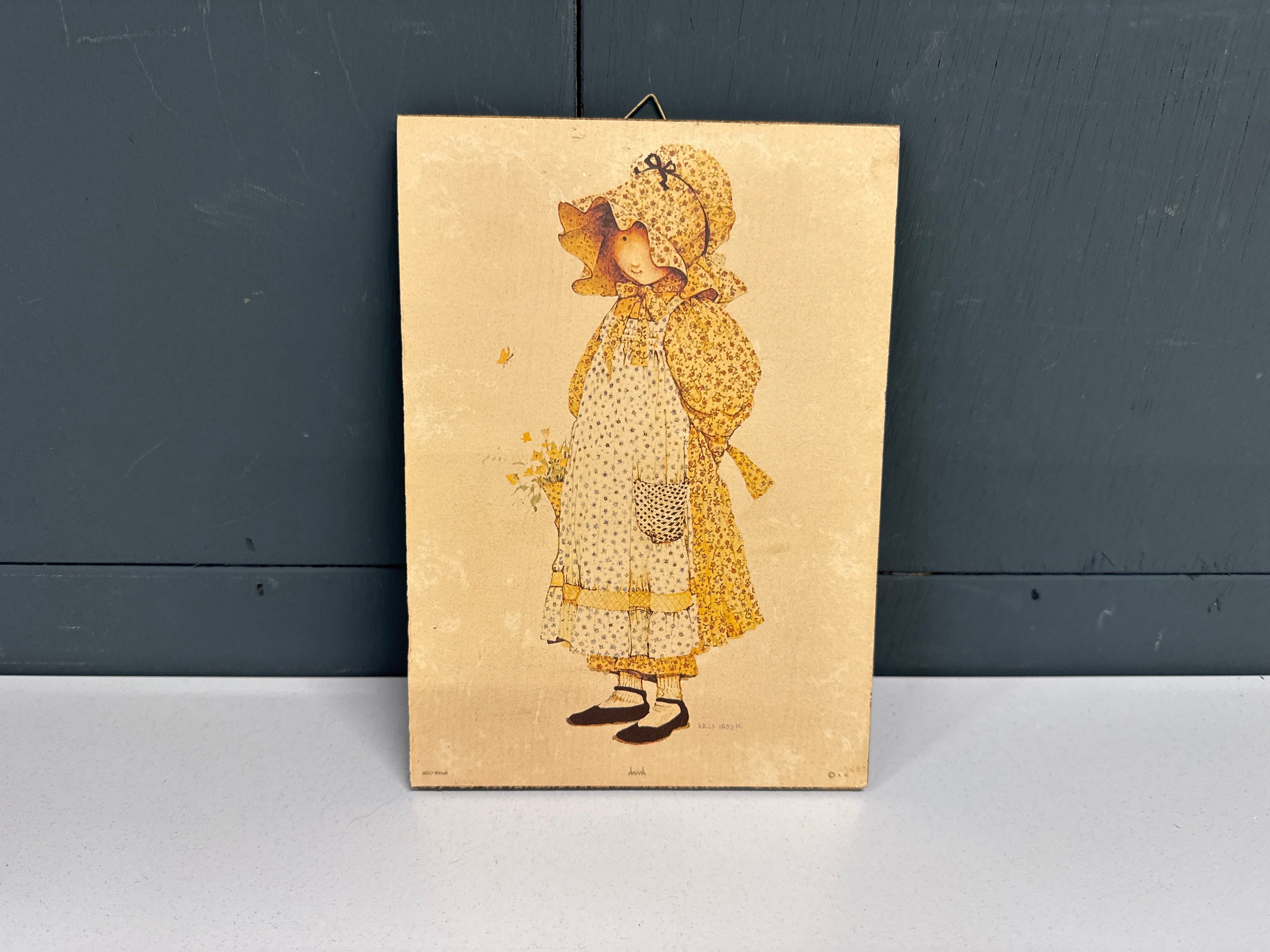 Kleine prent klederdracht meisje