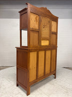 Antieke Kast mond geblazen glas