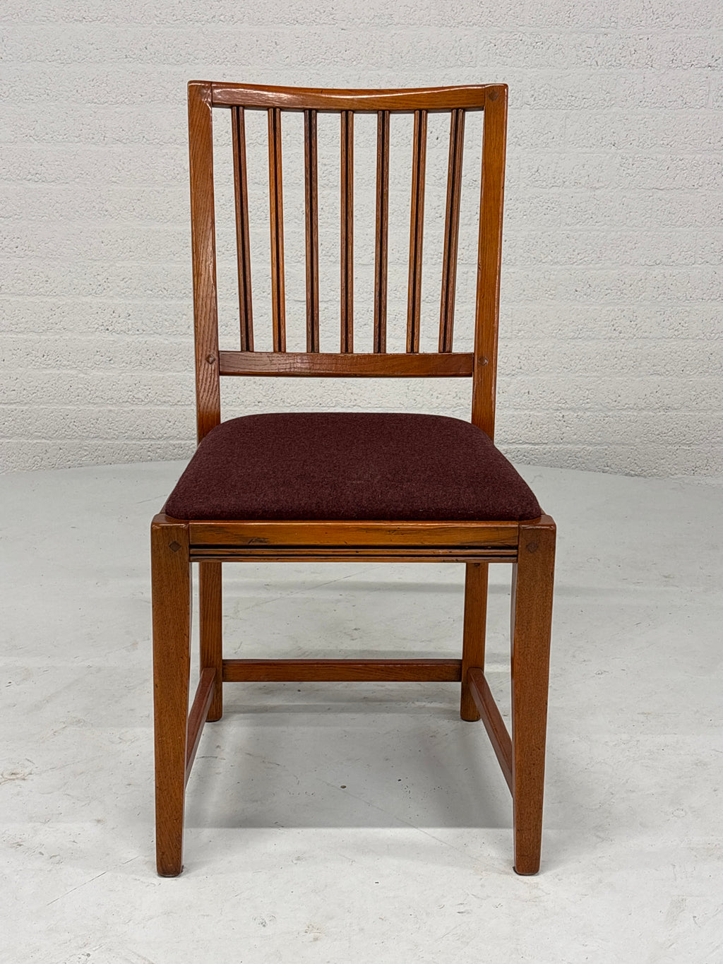 Schuitema set 5 stoelen rode bekleding nieuw