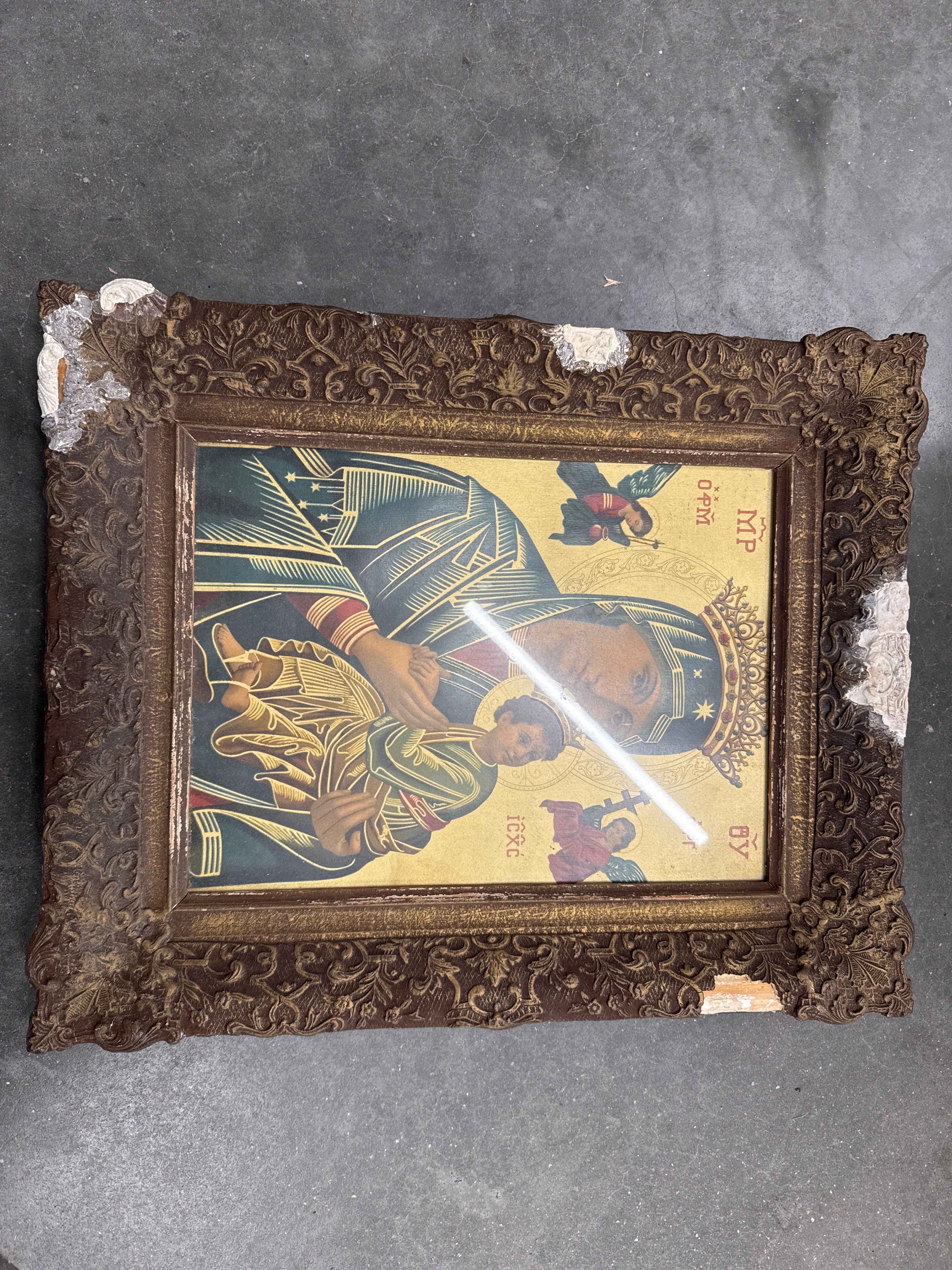 Religieus schilderij icoon