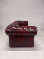 Chesterfield bordeaux rode bank