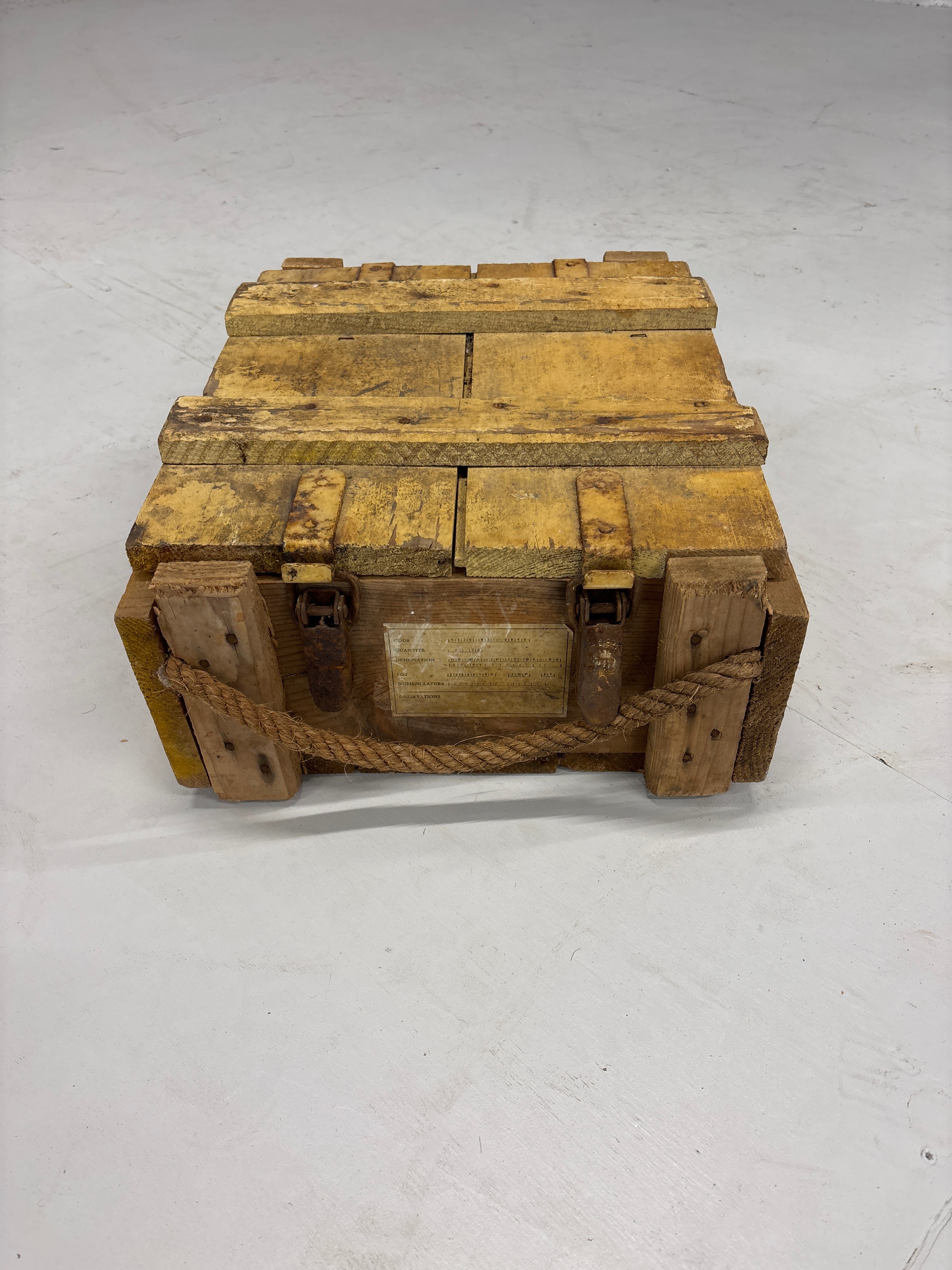 Franse munitiekist WO1