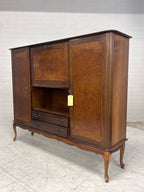 Retro kast gefineerd hout mahonie