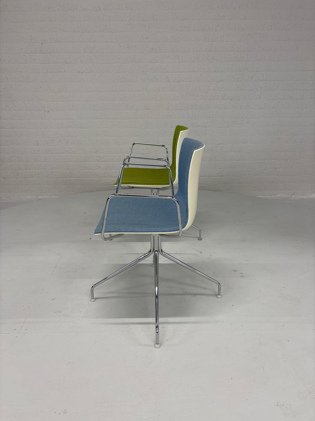 Alper Catifa Stoelen Blauw & Groen - Set