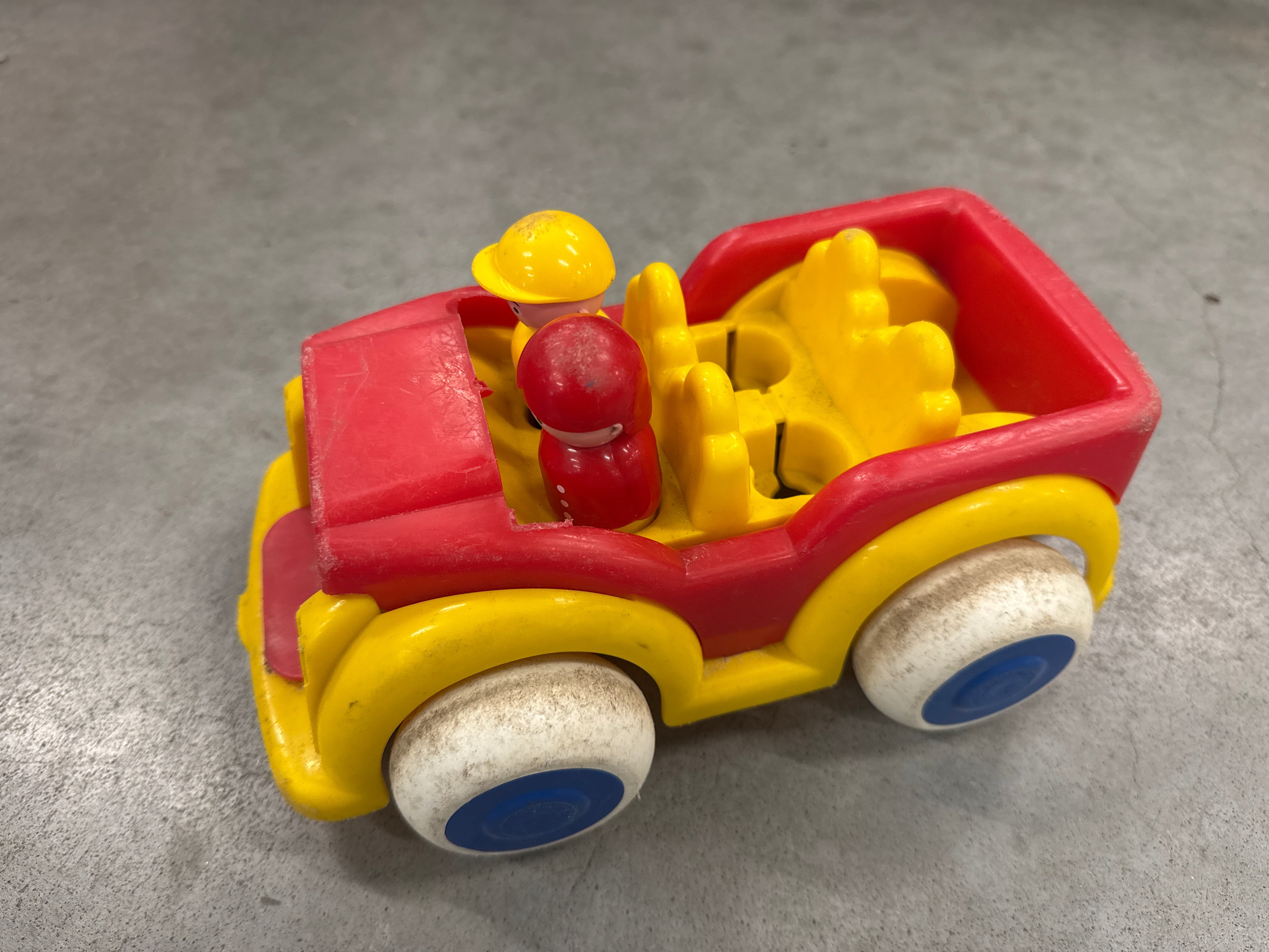 Vikingtoys automobiel rood geel