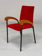 Rode vintage stoel Pigalle