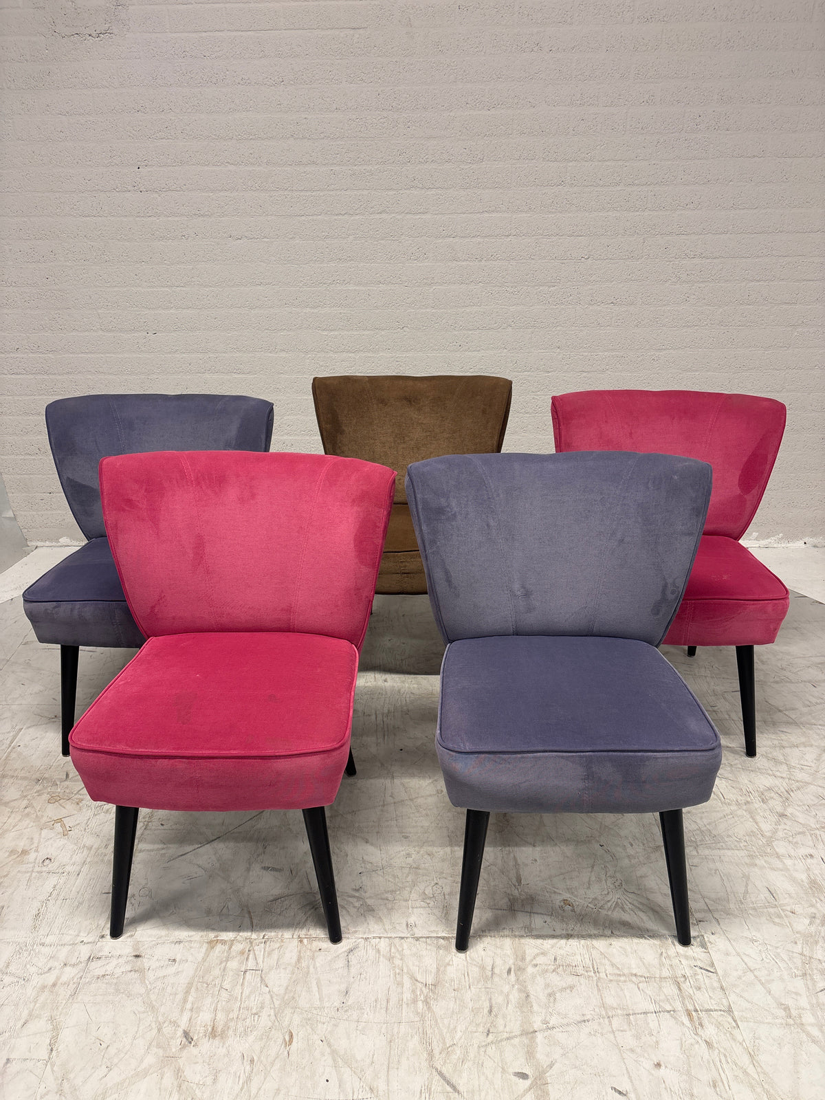 MP Kleurige eetkamerstoelen als set of per stuk