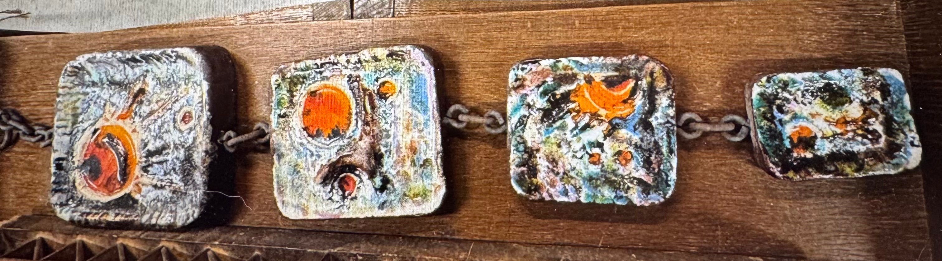 Handgemaakt plaquette