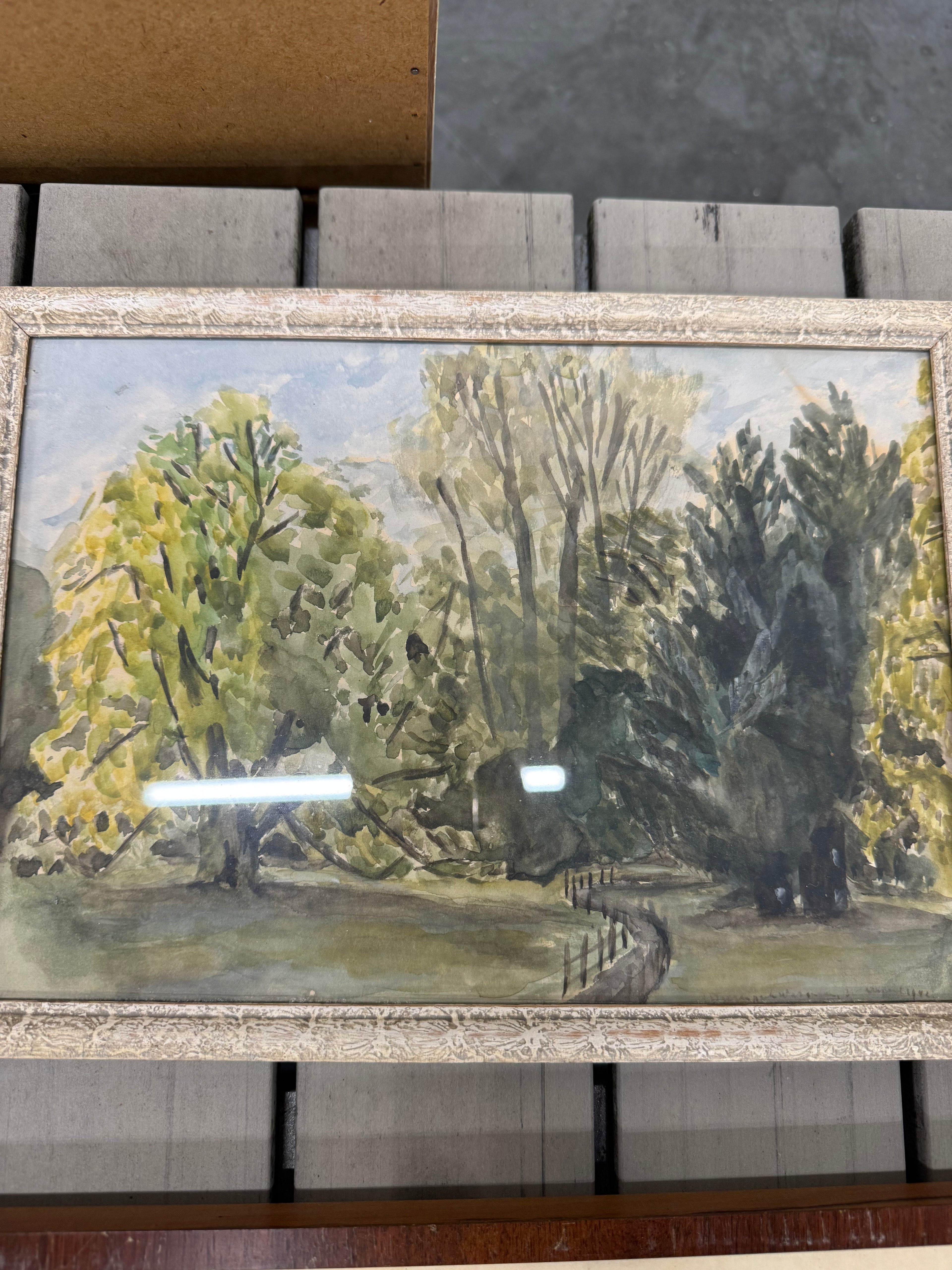 Aquarel park Wassenaar