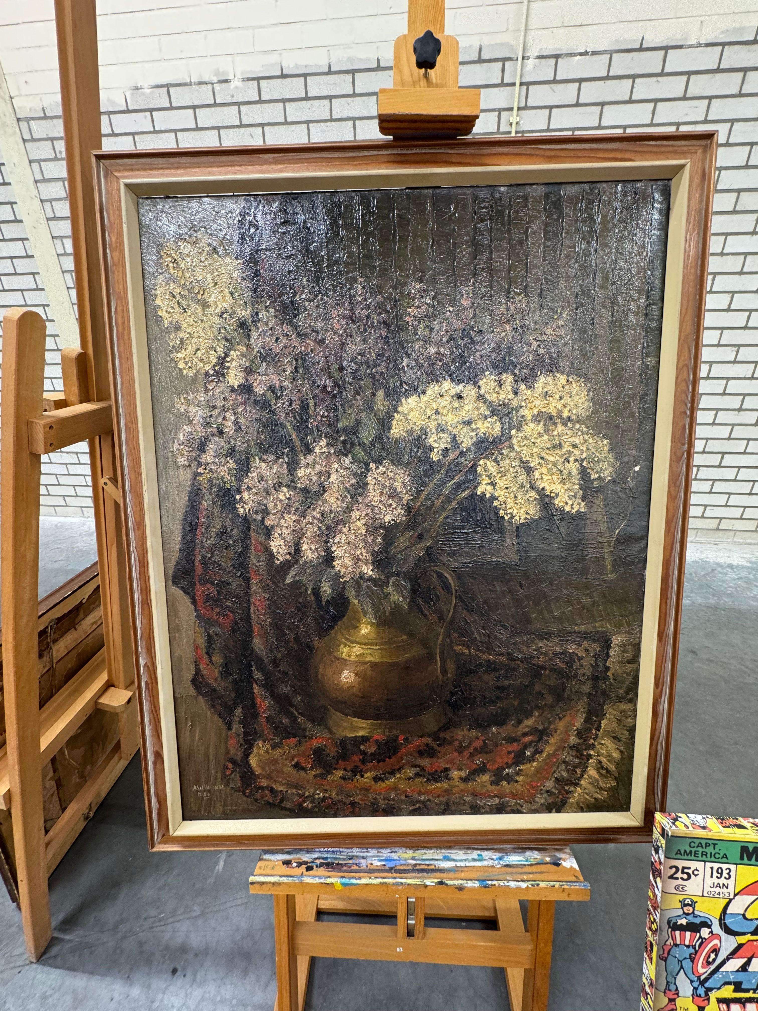 Schilderij op doek A.W. Verhulst