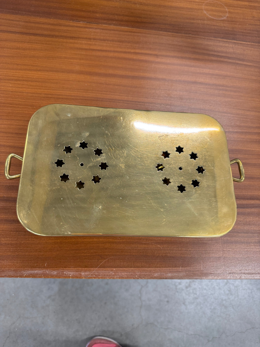 Warmhoudplaatje kerst koper uitvoering