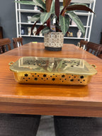 Warmhoudplaatje kerst koper uitvoering