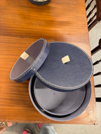 Set hoedendozen 2 stuks vintage