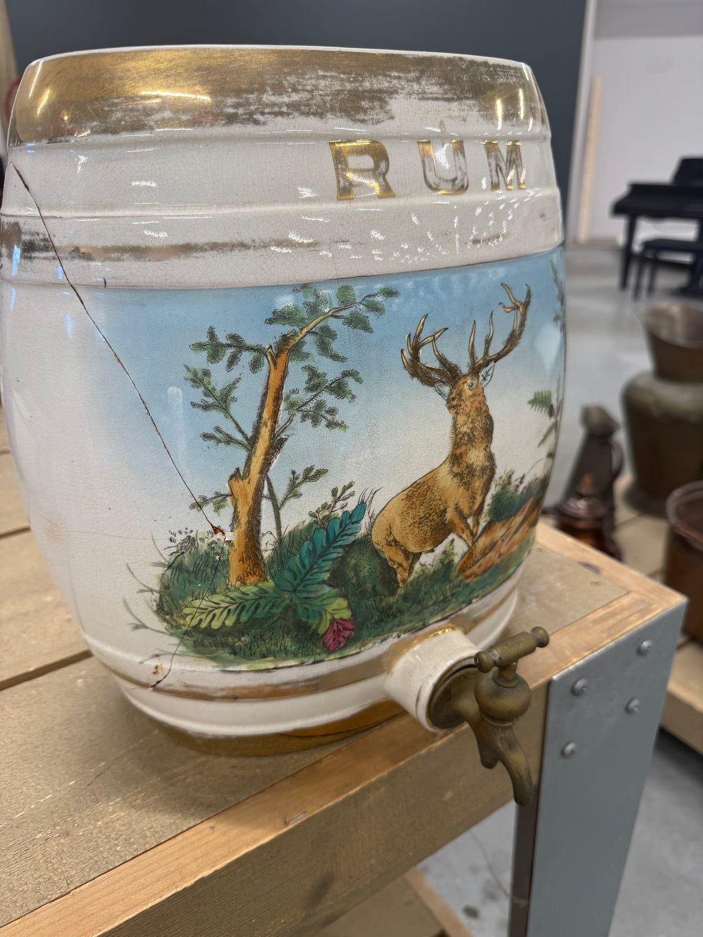 Rum ‘vat’ decoratief te gebruiken