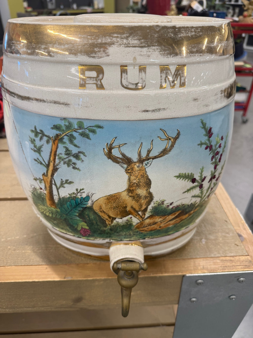 Rum ‘vat’ decoratief te gebruiken