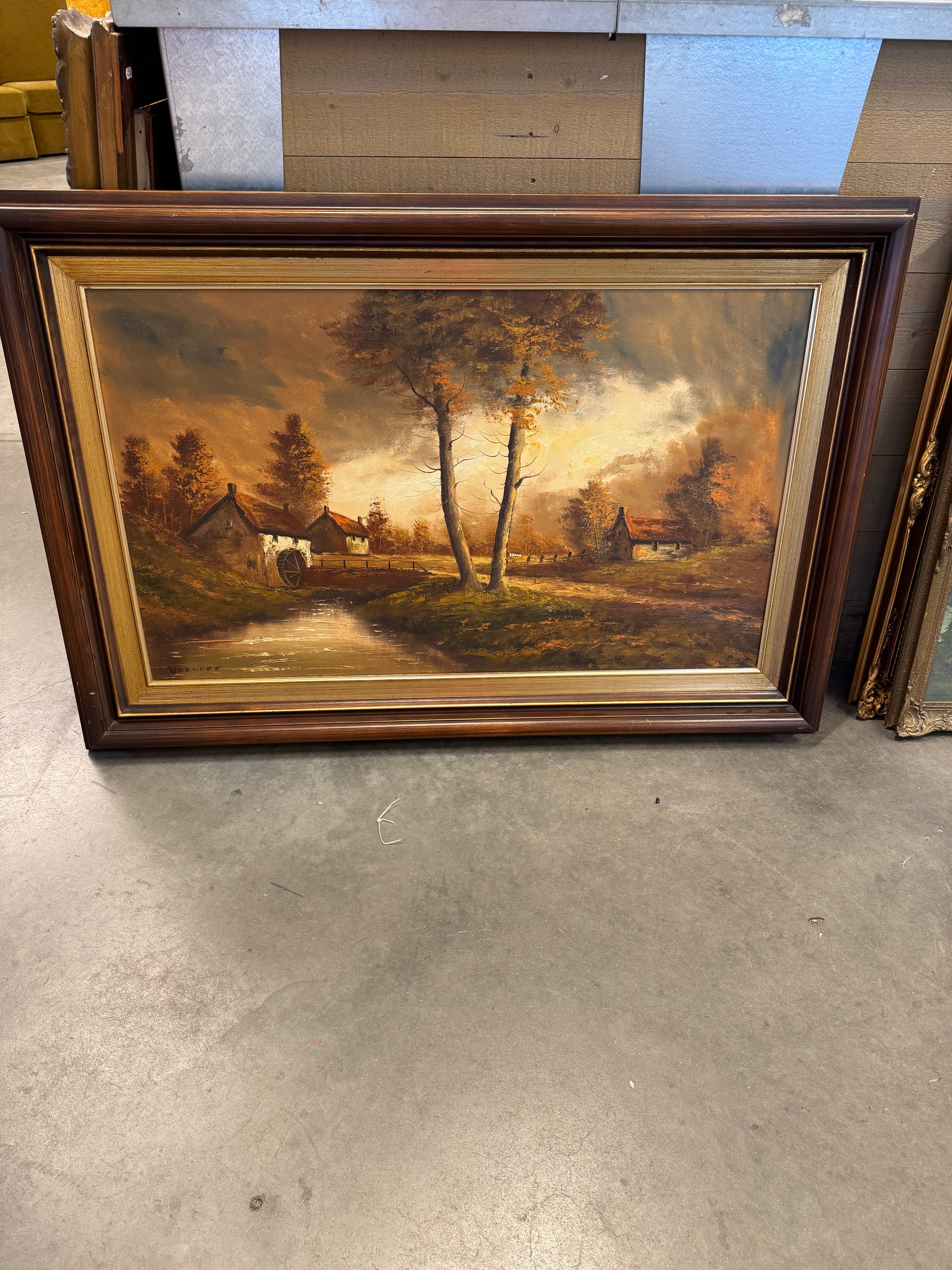 Watermolen schilderij