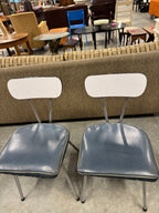 Retro formica eettafel setje met 2 stoeltjes