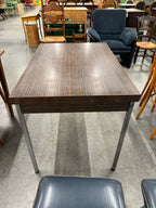Retro formica eettafel setje met 2 stoeltjes