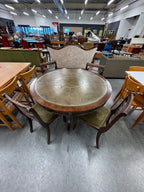 Ronde eettafel met 4 stoelen