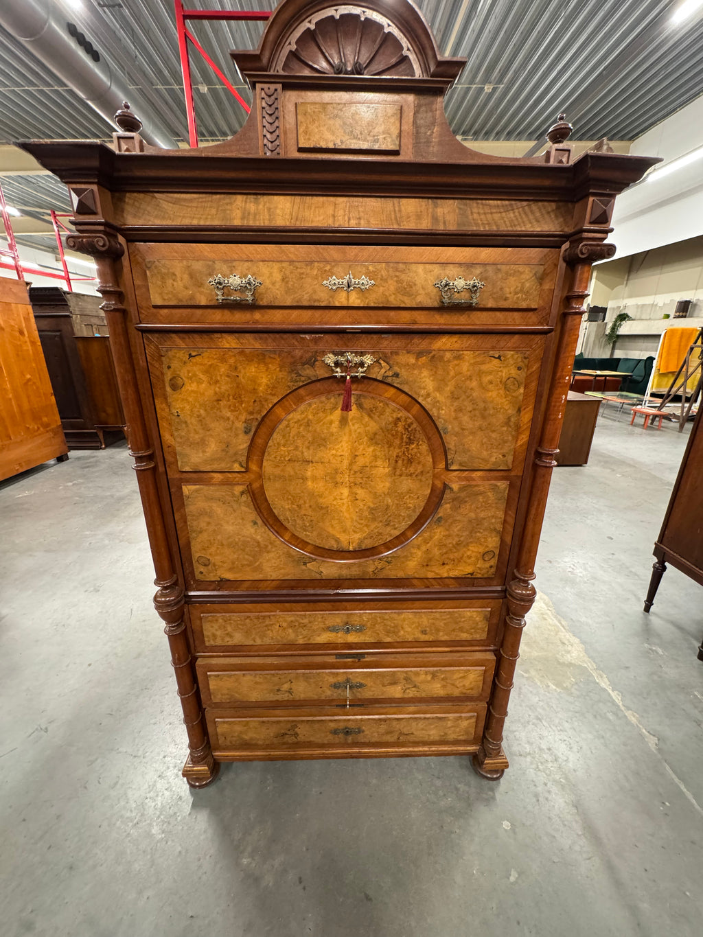 Secretaire biedemeijer circa 1900