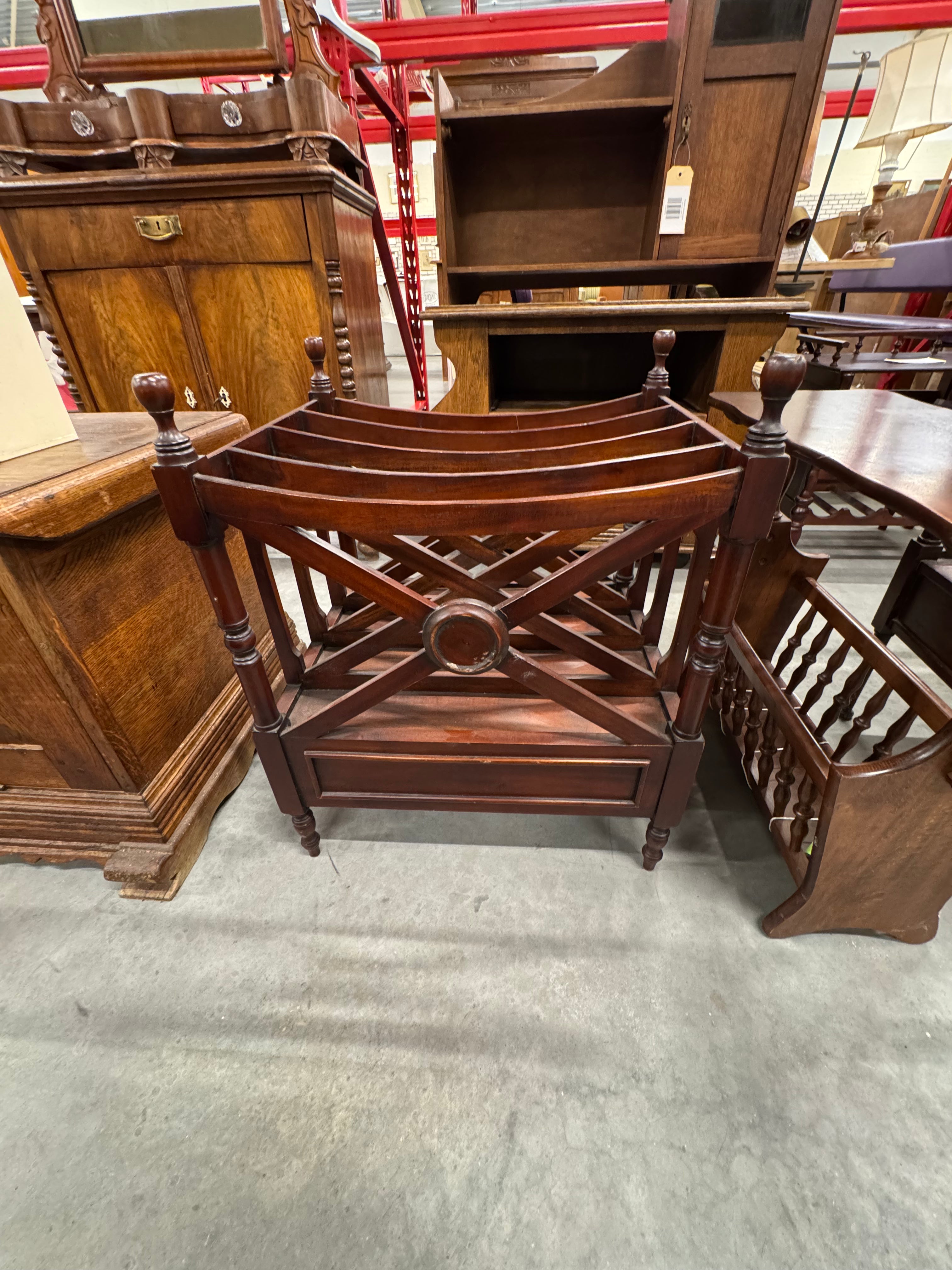 Magazine tafel retro George III met 4 delen