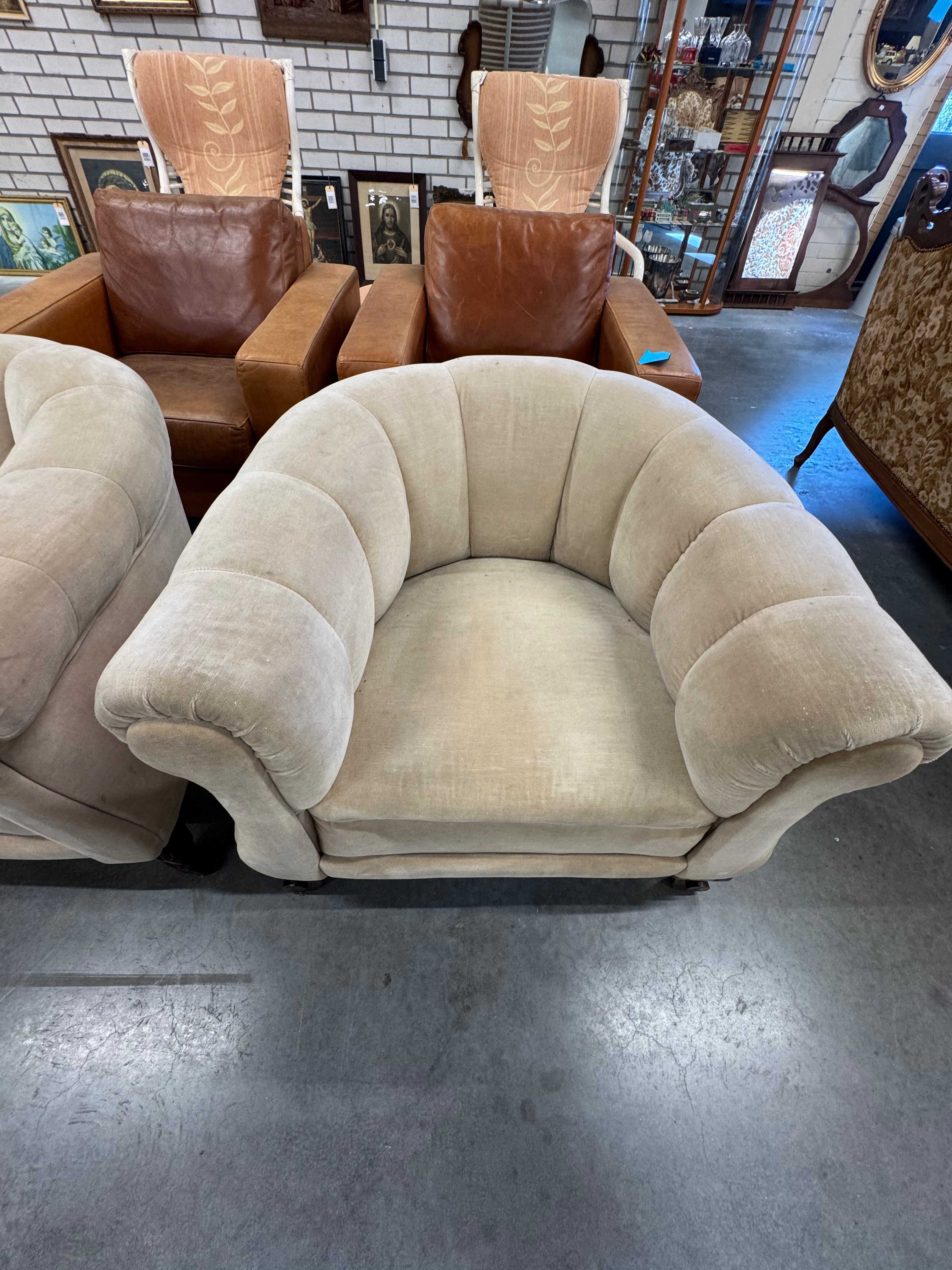 Set fauteuils mooie ronde zit