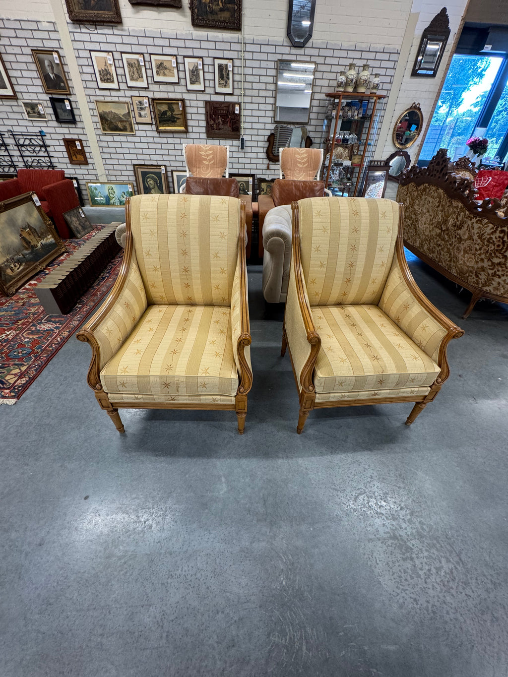 Koninklijk duo Lodewijk XVI Fauteuils