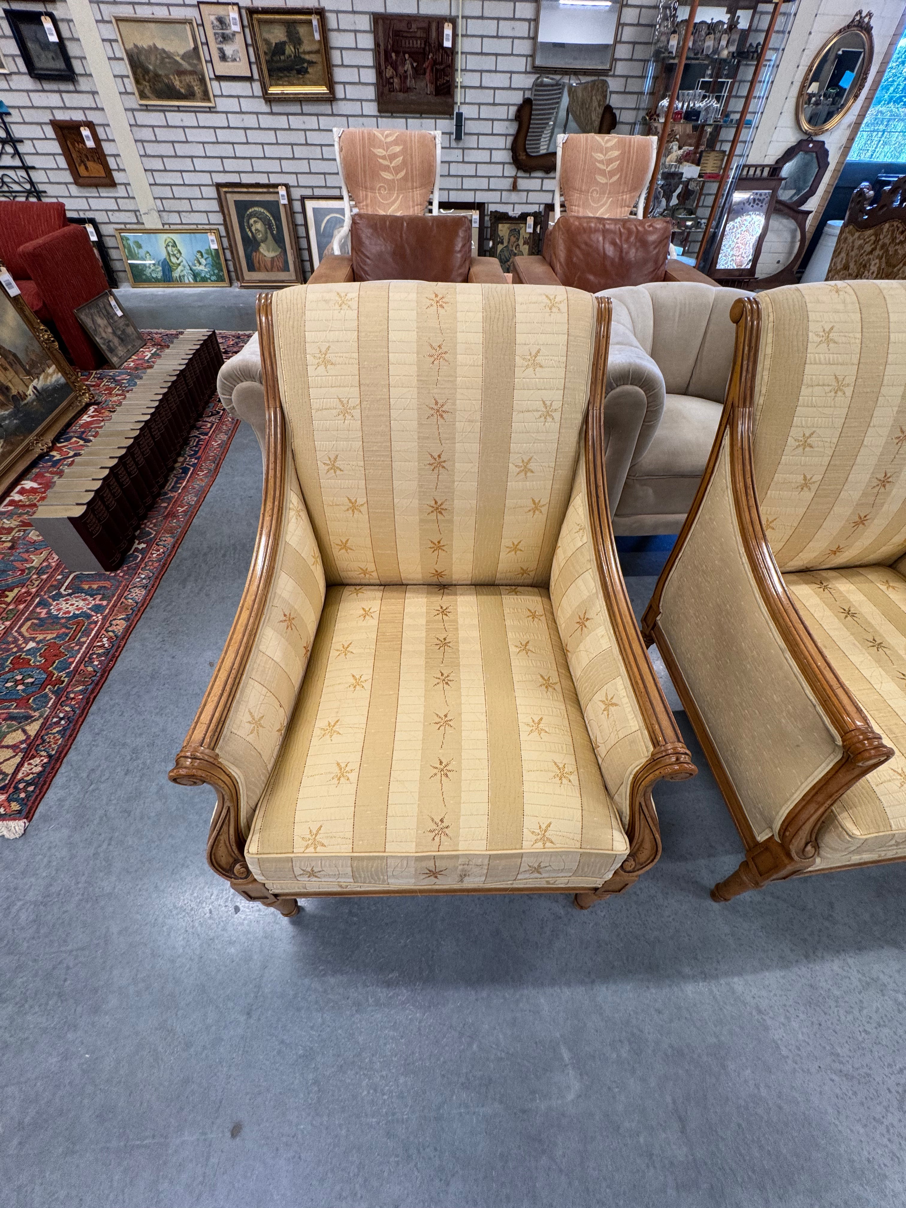 Koninklijk duo Lodewijk XVI Fauteuils