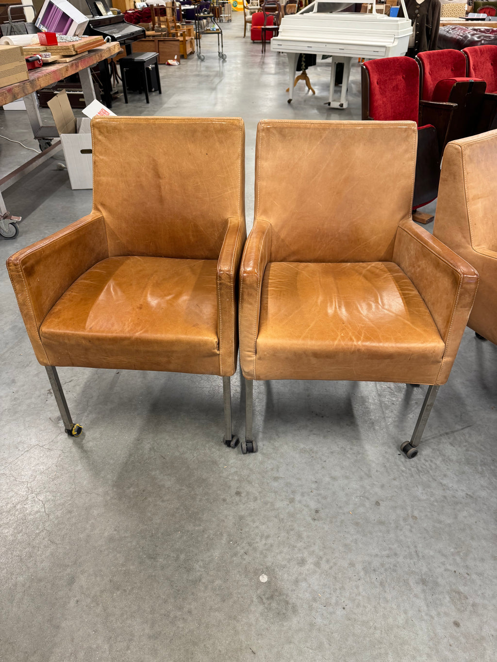 Eetkamerstoel Nomade leer