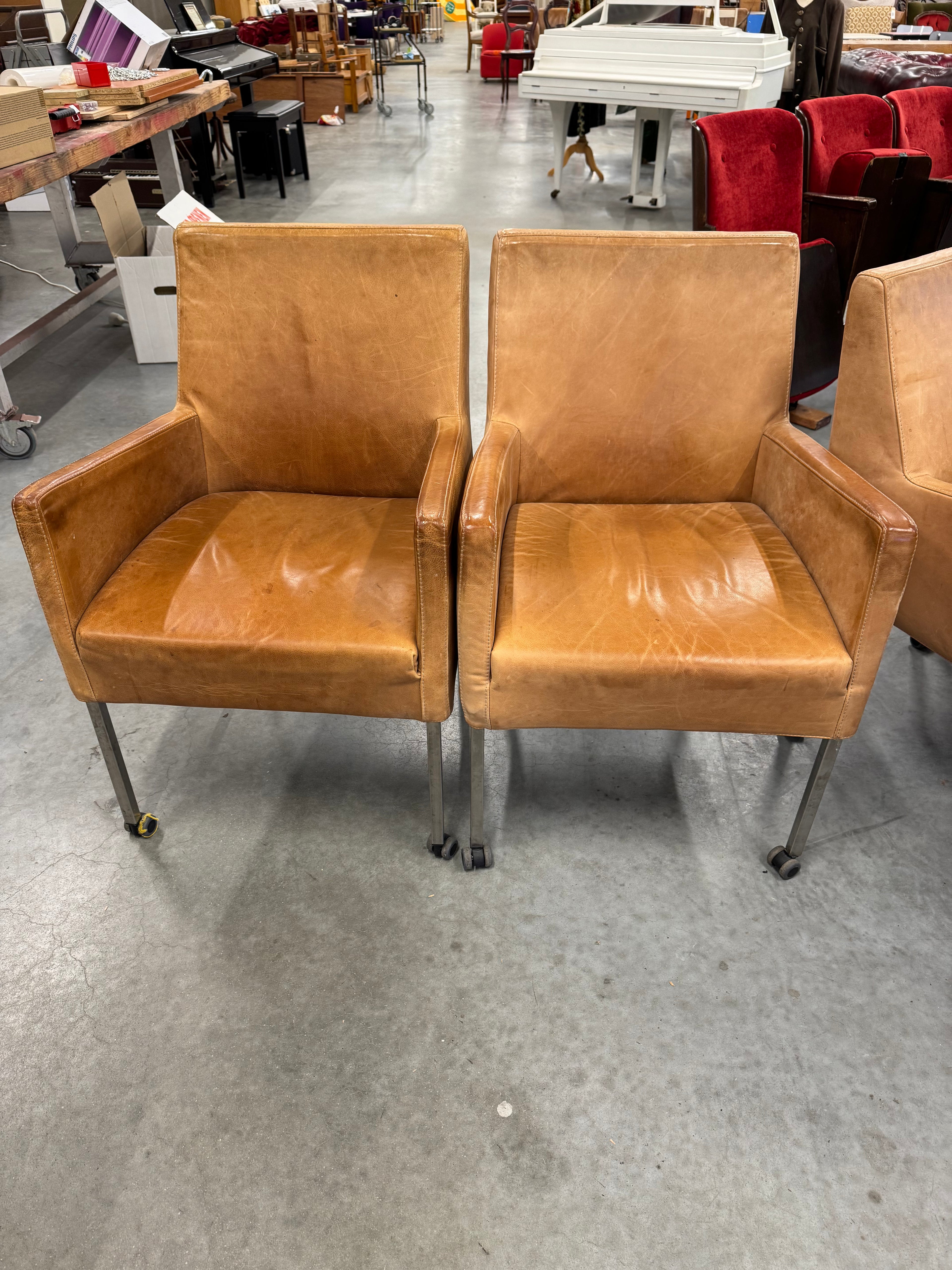 Eetkamerstoel Nomade leer