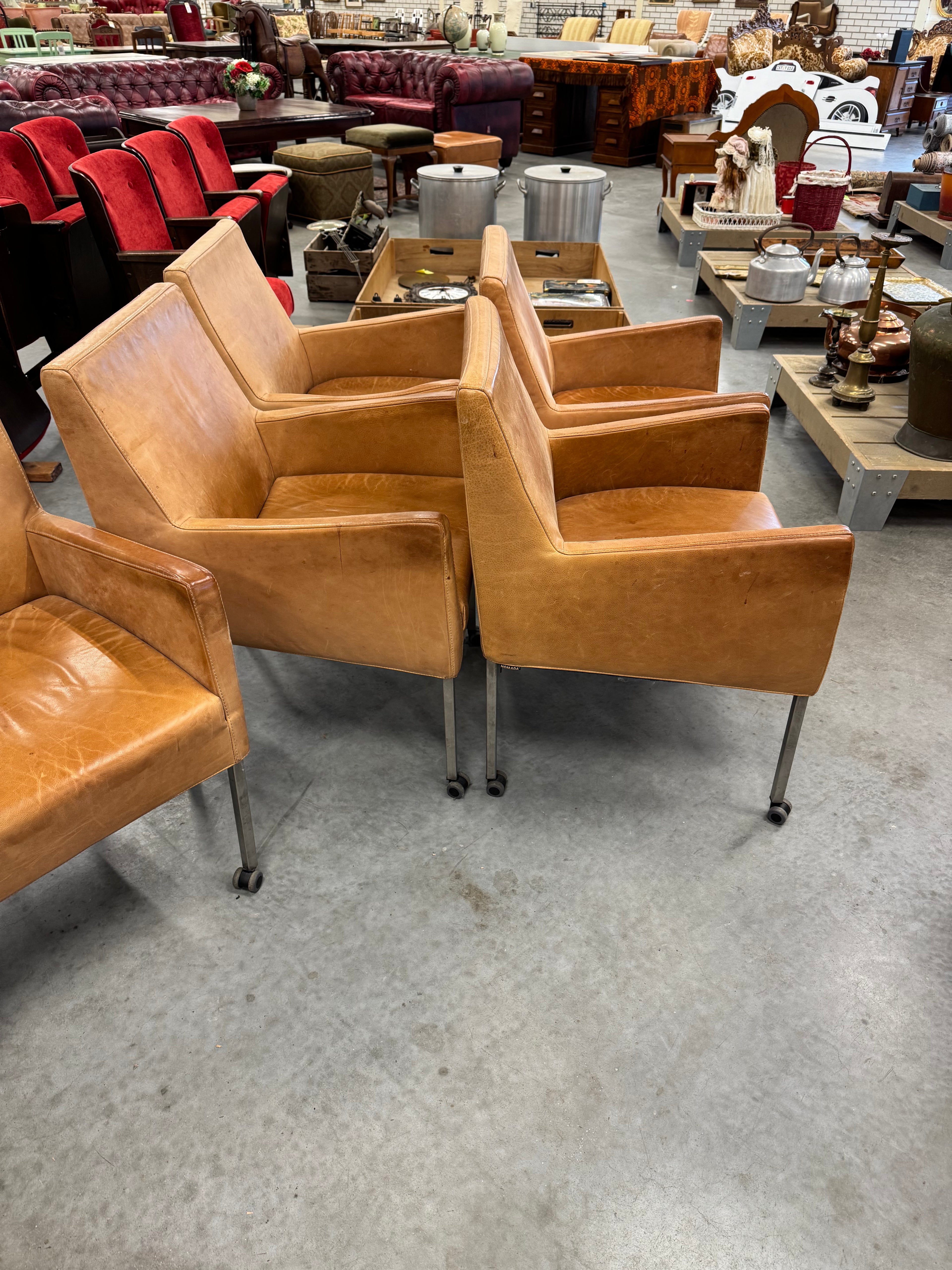 Eetkamerstoel Nomade leer