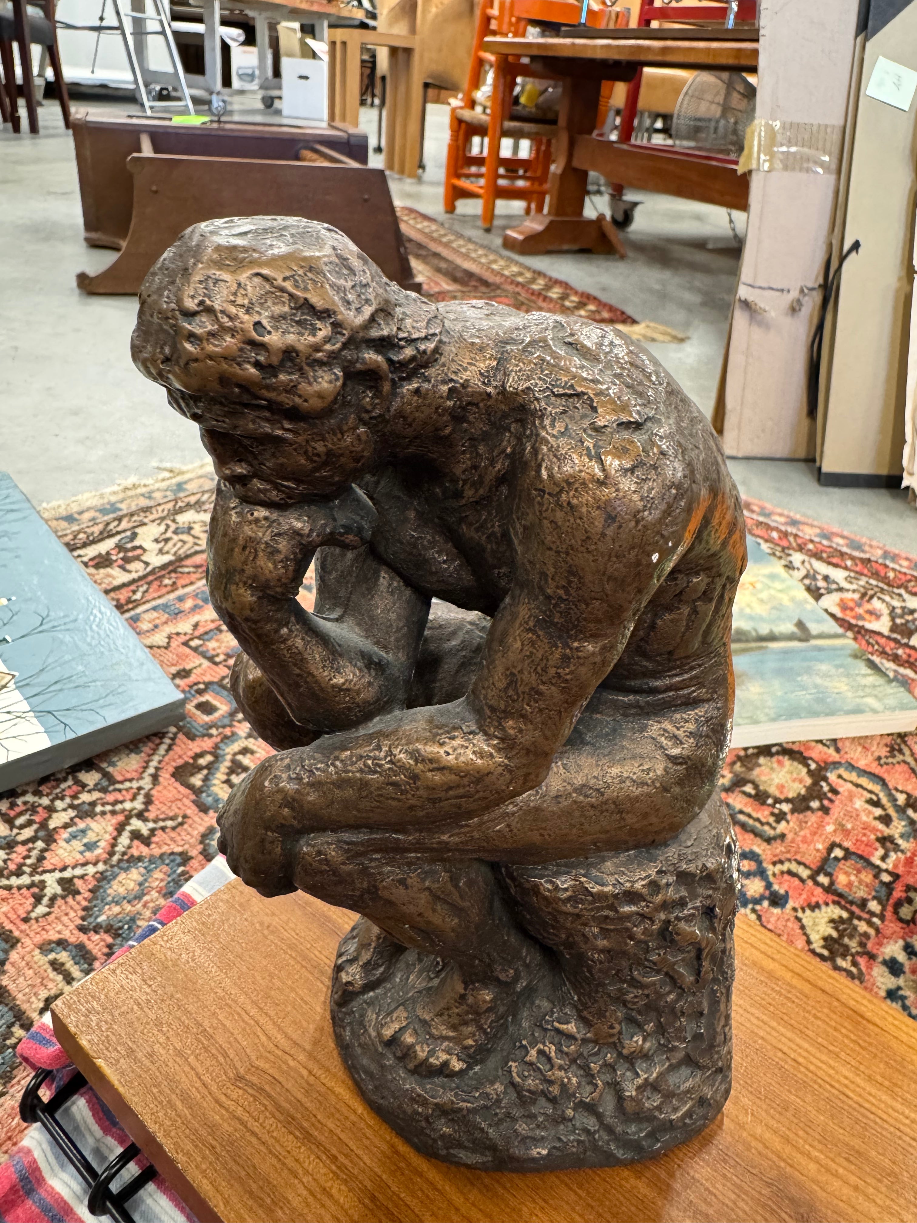 Beeld de denker van Rodin