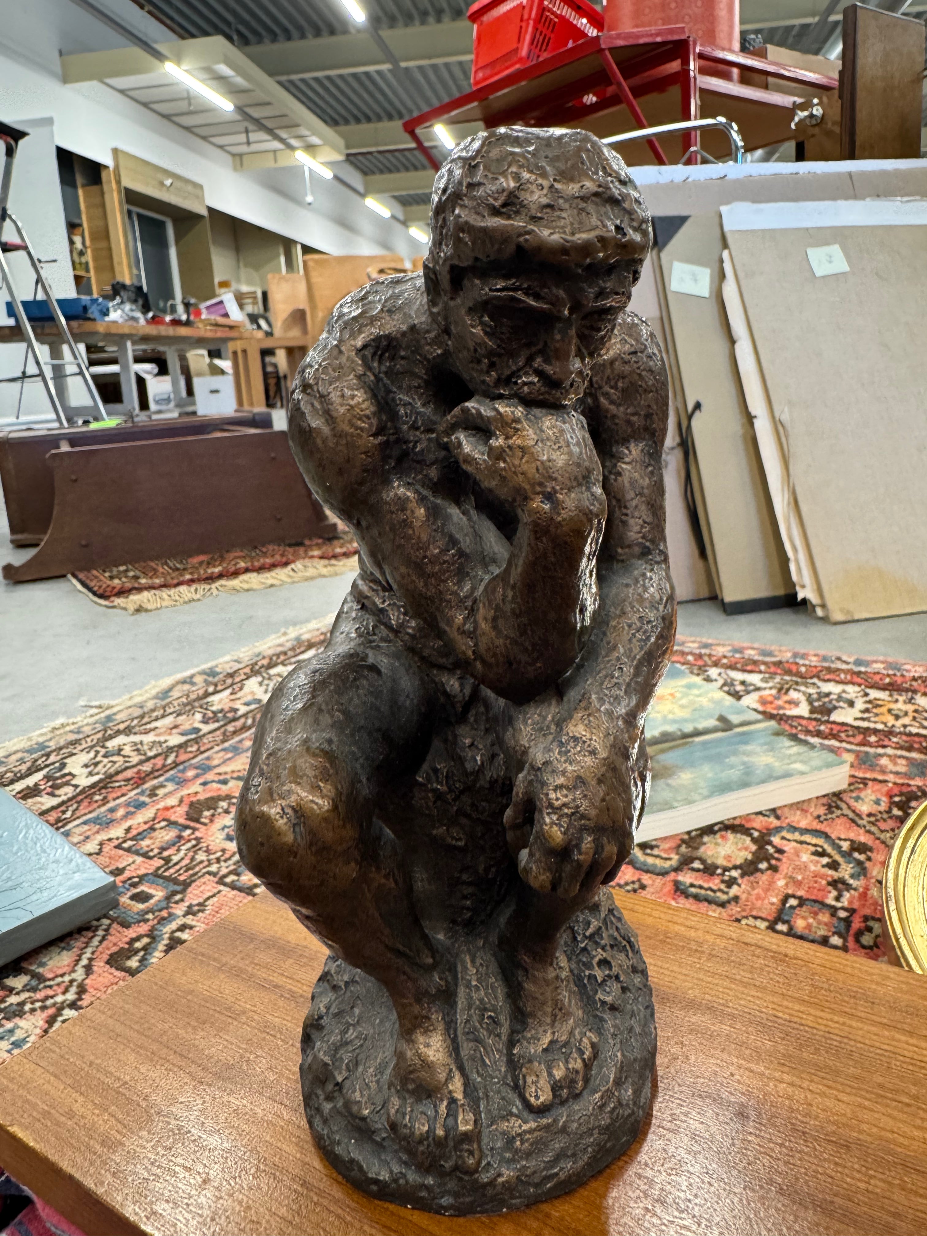 Beeld de denker van Rodin