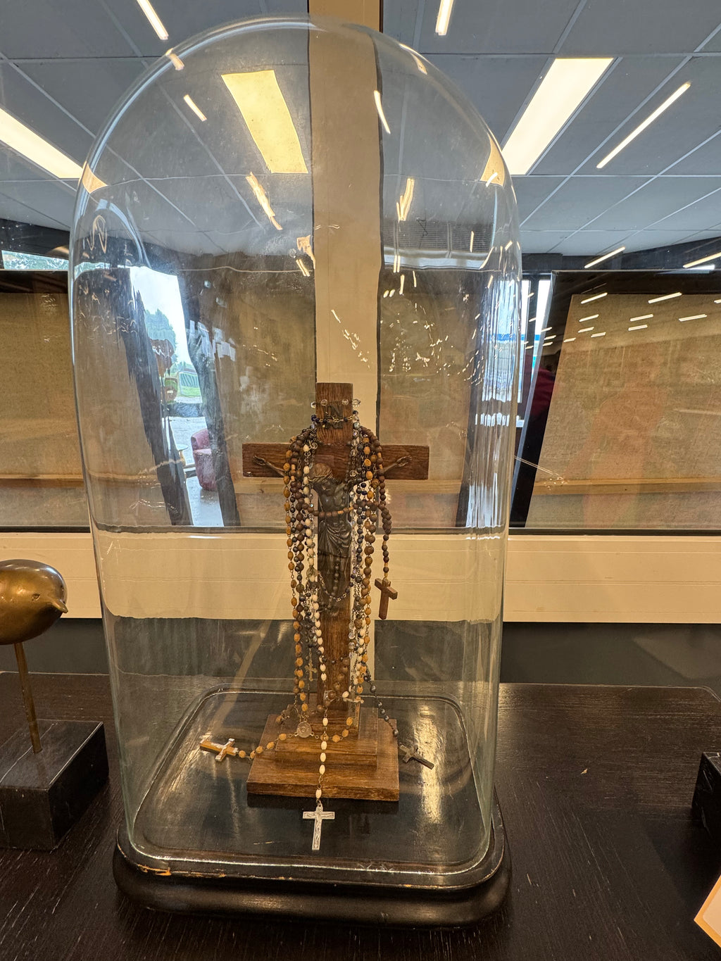 Stolp vintage met crucifix