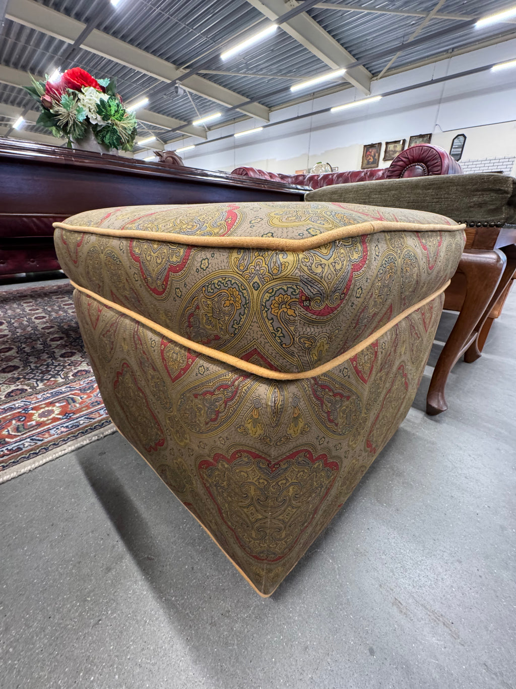 Poef paisley motief