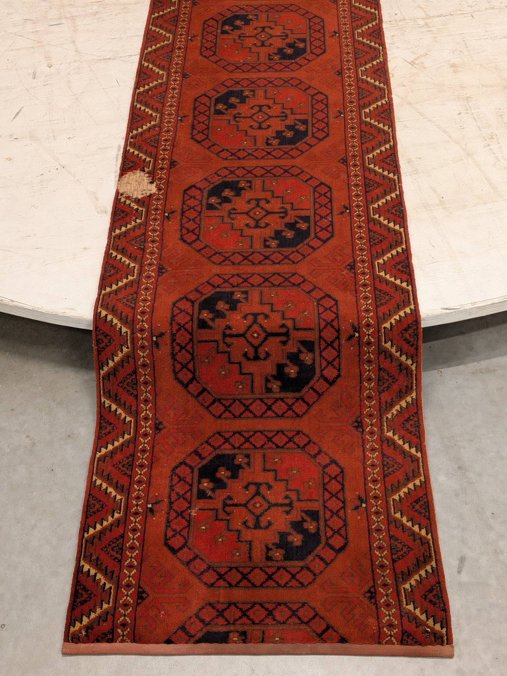 Oosterse loper rood, 420 cm