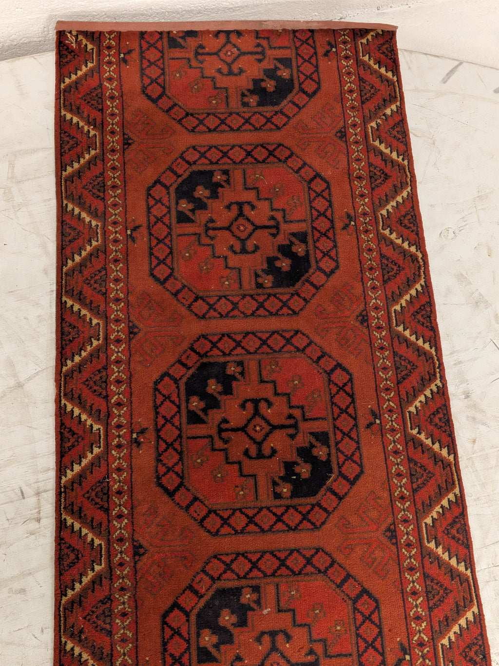 Oosterse loper rood, 420 cm