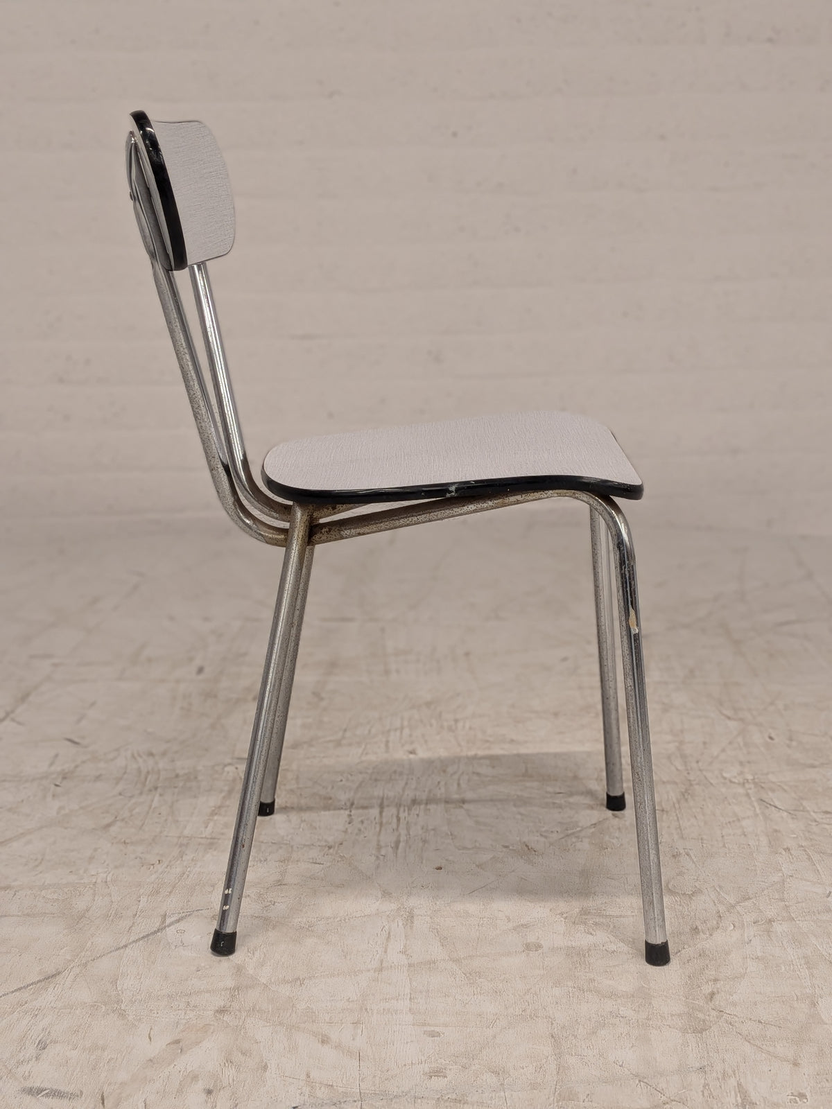 Formica keukenstoel grijs