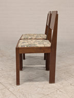 Art deco stoelen bloemenzitting (set van 2)