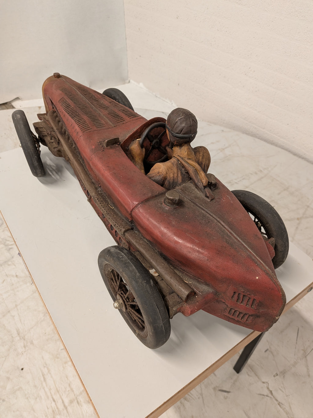 Groot model Bugatti Type 35 raceauto