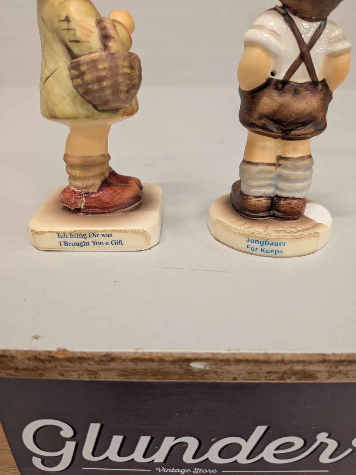 Set van 4 Goebel Hummel-beeldjes (beschadigd)