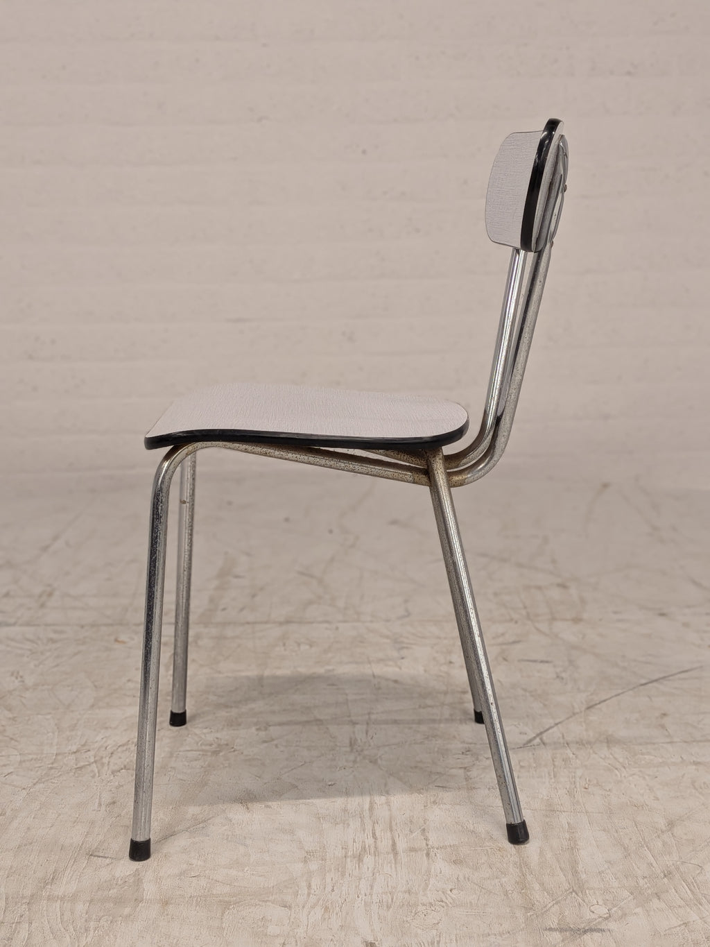 Formica keukenstoel grijs