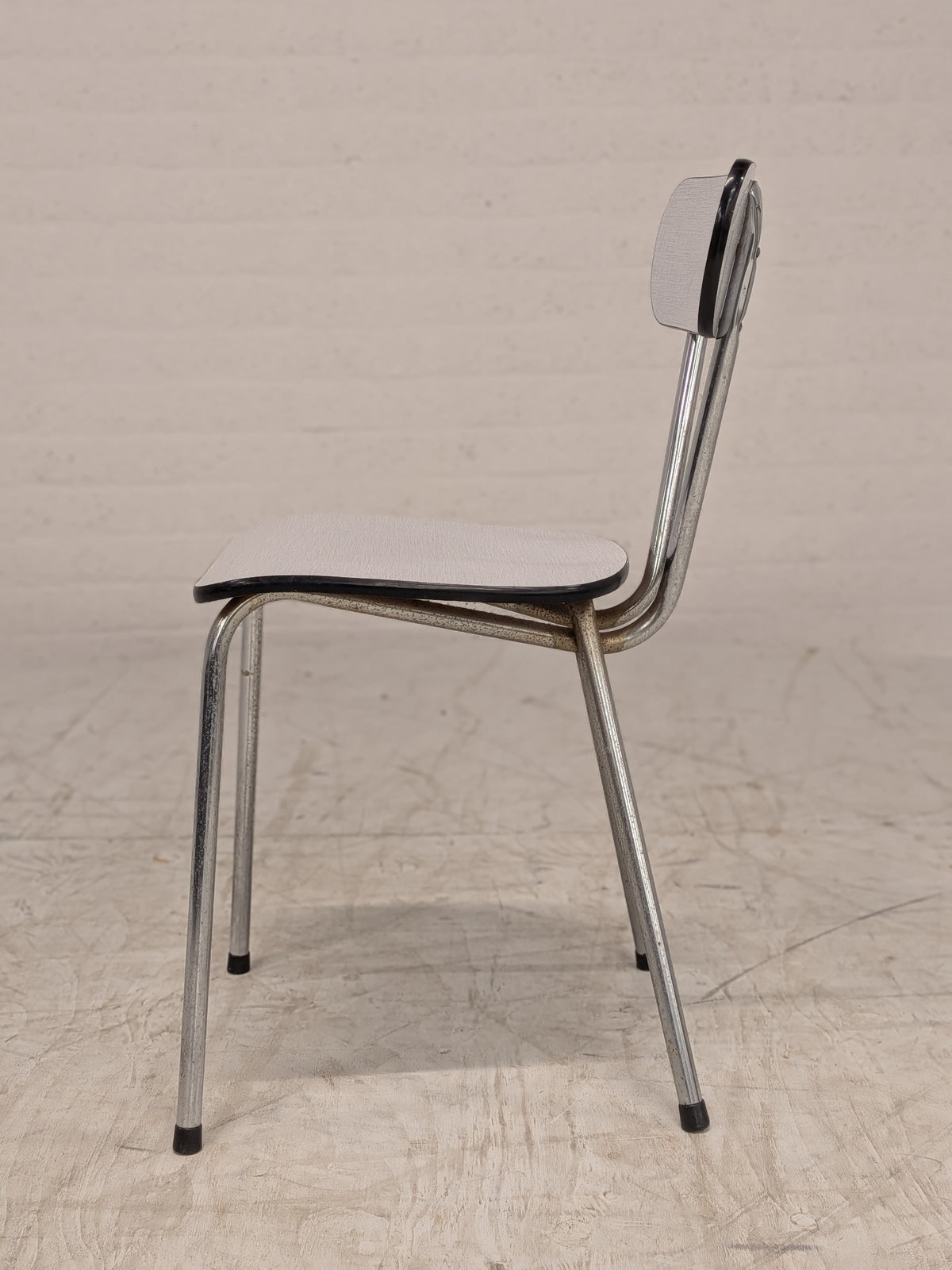 Formica keukenstoel grijs