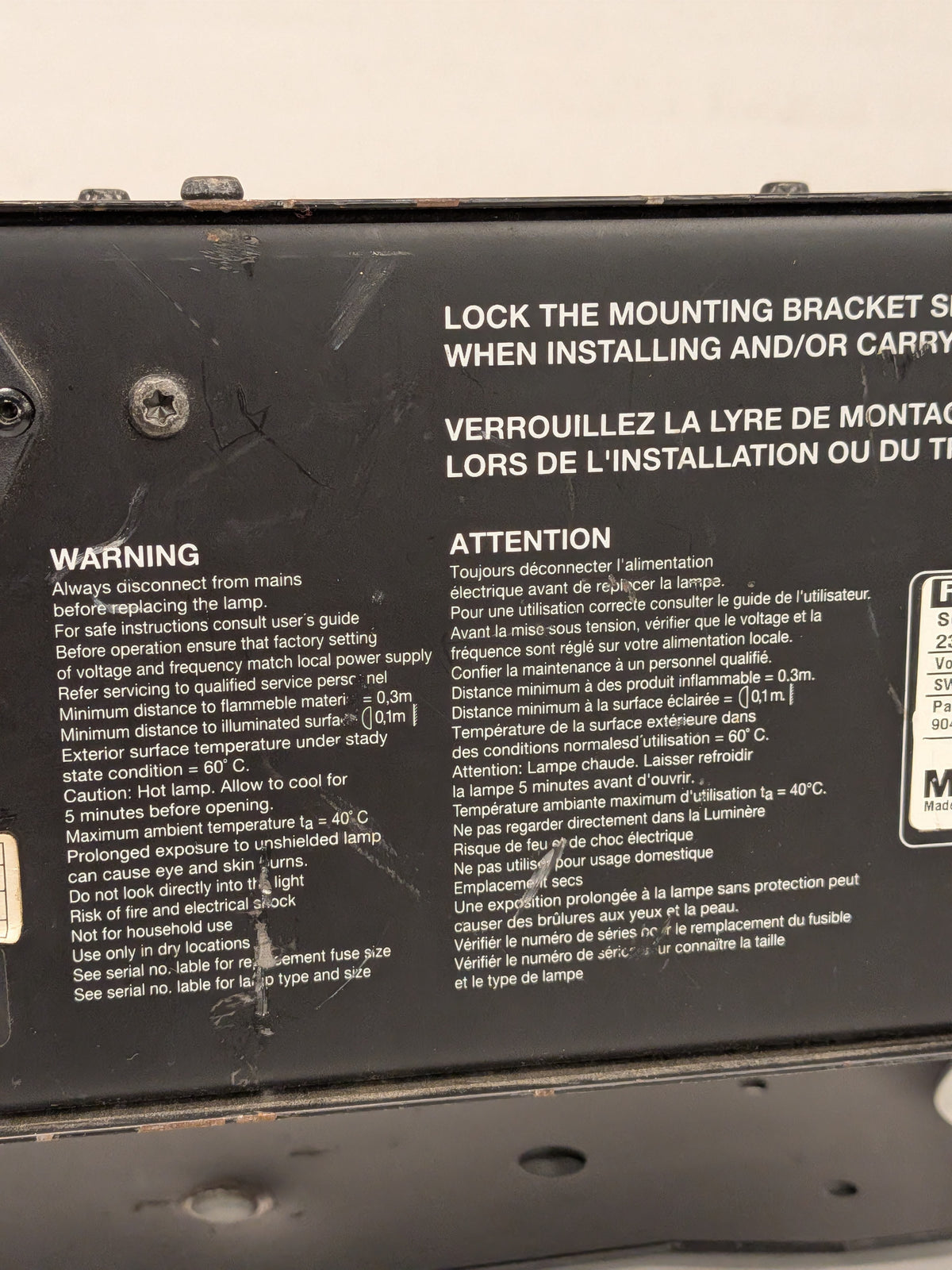 Martin Raptor lichteffect