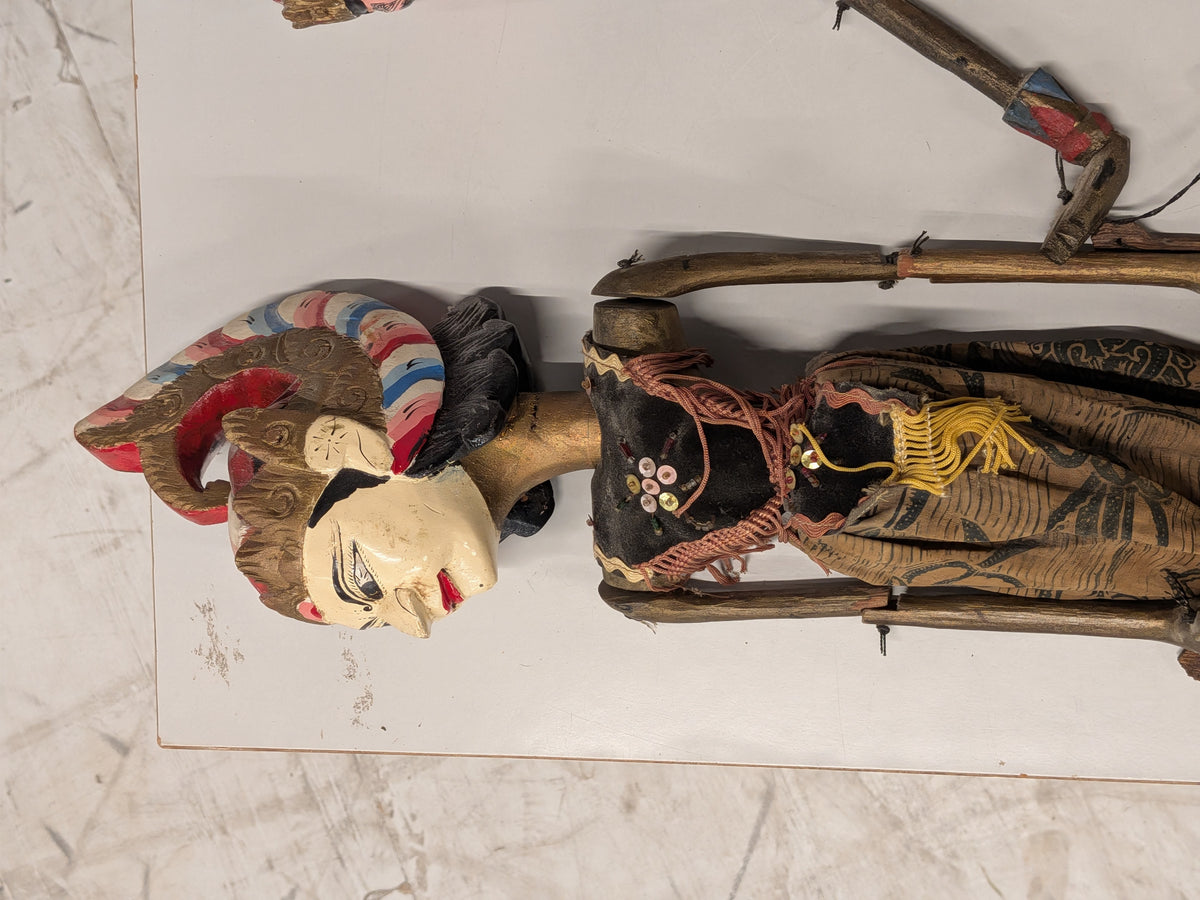 Wayang golek poppen (set van 2)